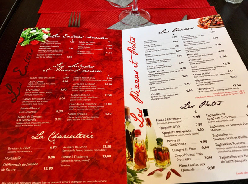 Les desserts